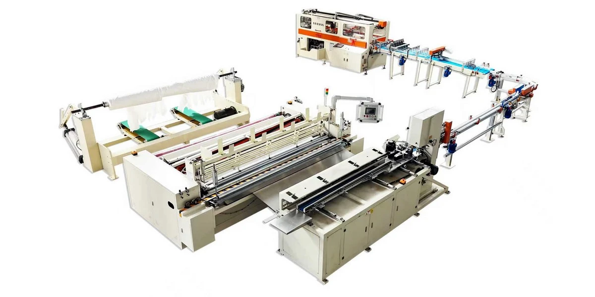 Automatic Toilet Roll Making Machine Automatic Toilet Roll Making Machine