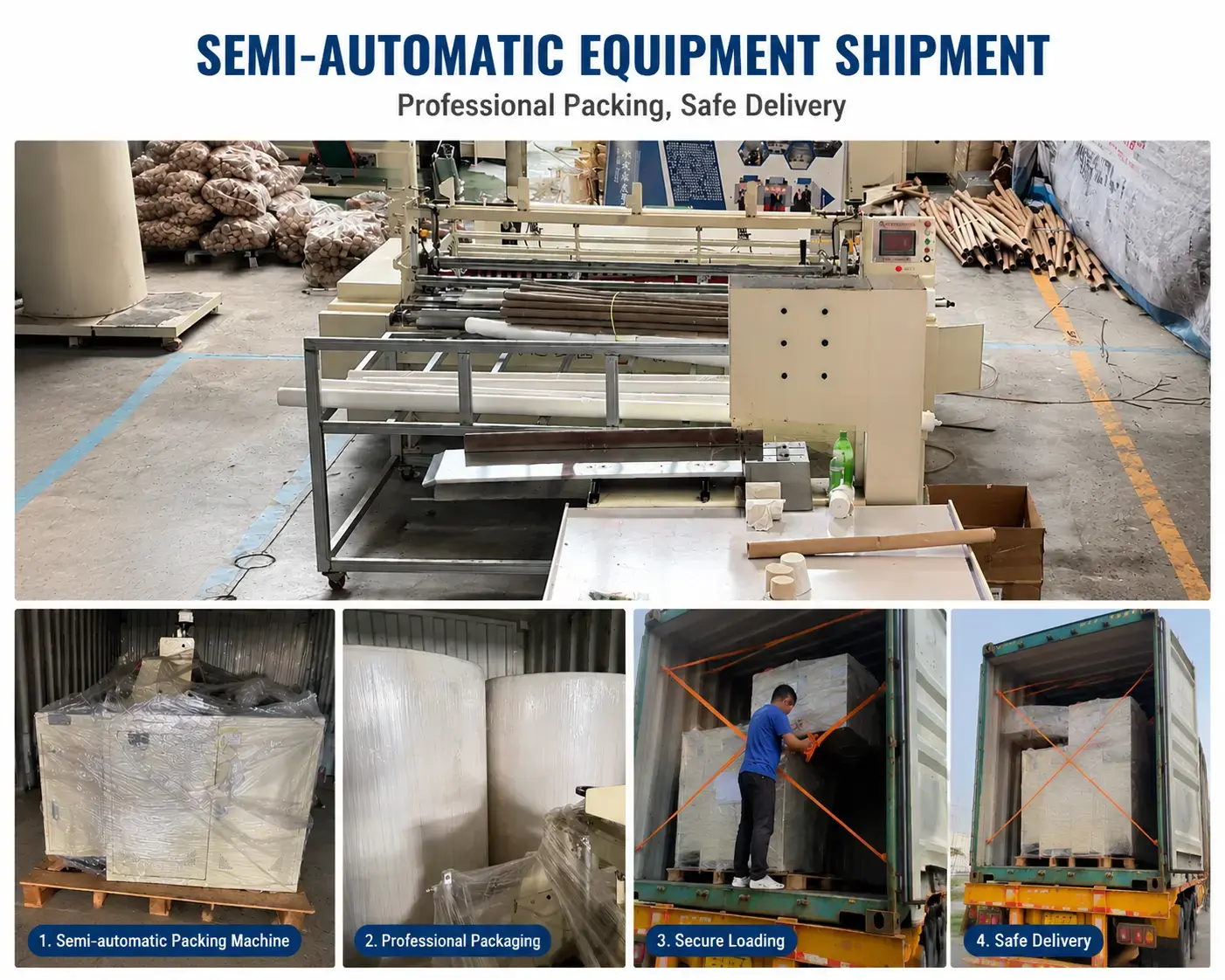 Successful Installation of Toilet Paper Rewinding Machine Line in Argentina Successful Installation of Toilet Paper Rewinding Machine Line in Argentina
