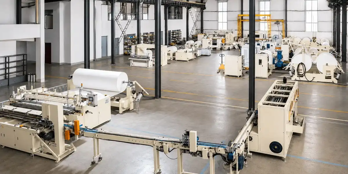 tissue roll making machine 