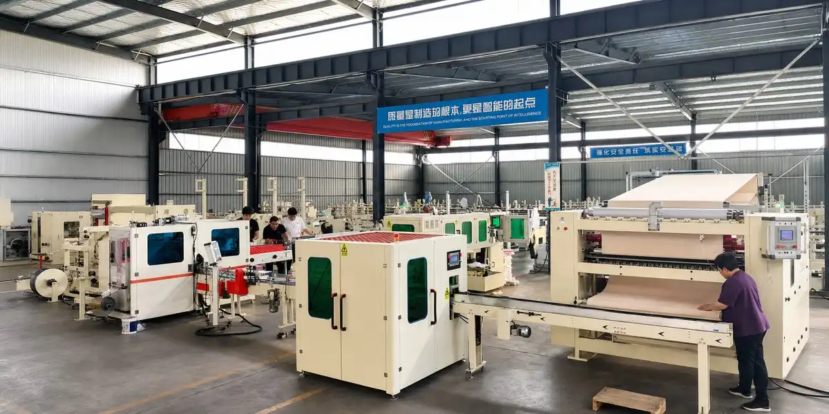 facial tissue folding machine 