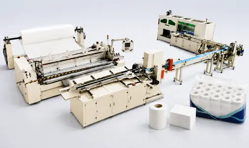 Toilet paper machine
